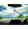 Coolballs USA American Flag Antenna Topper (2 Sided) / Cool Dashboard Buddy 